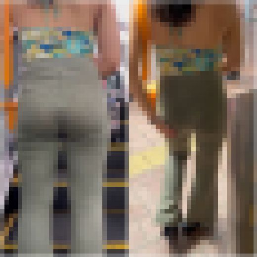 《４K・高画質》「夏先どりギャル　ド派手な服装で登場です」　サンプル画像1