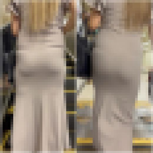 《４K・高画質》「ド派手に主張するTバック　むっちりリブニットワンピ」　サンプル画像1