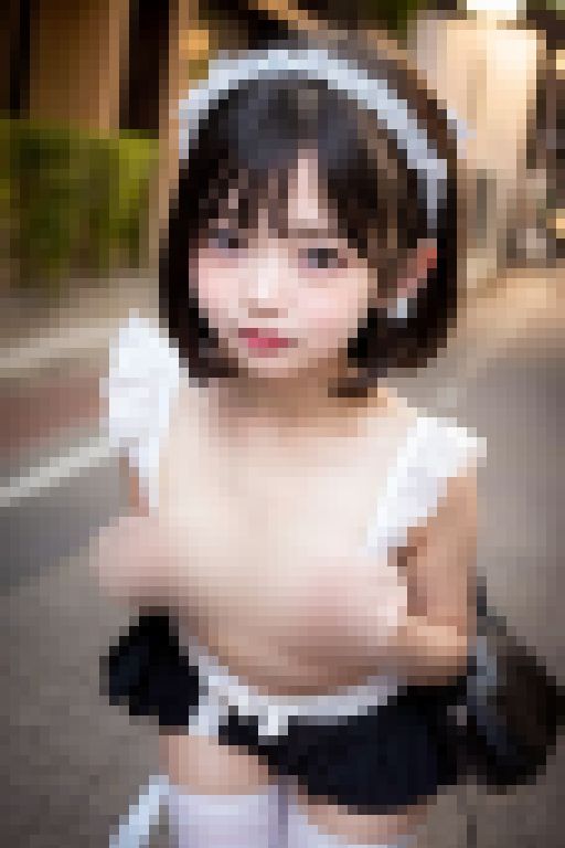 ♪小さいけどセーフ♪ゴシック系貧乳女子露出Ver.1　サンプル画像2