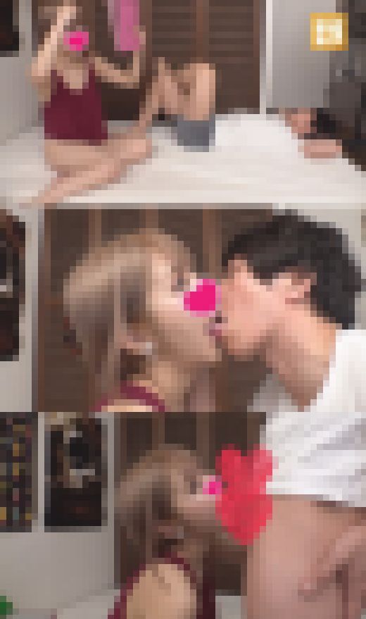 エッチなギャルJDでセフレのアンリちゃんに、ハメ撮りで、濃厚べろちゅー&ザーメンごっくんフェラをしてもらった件 サンプル画像1