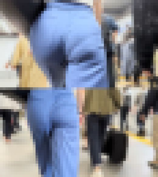 歩行記録0069「むちむちエロヒップで階段を上るOL」 サンプル画像1