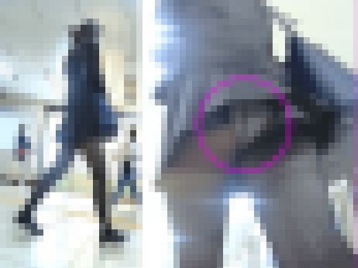 【17分2種めくり】黒タイツOLを後日リベンジしたら真っ白な太ももを露出 サンプル画像1