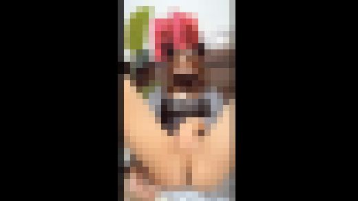 【個撮】猫耳の男の娘が配信しながらオナニーする動画　サンプル画像1