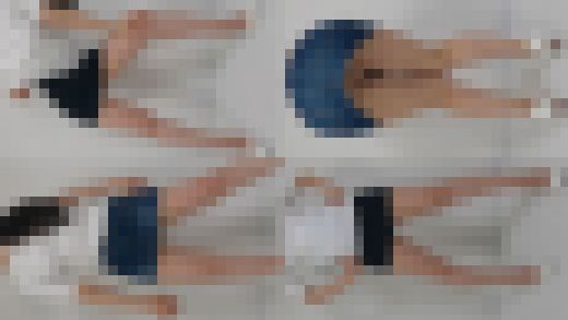 アラサーOLセクシー撮影会プラクティス最終第5弾!タイトミニ,デニムミニ+黒下着　サンプル画像1