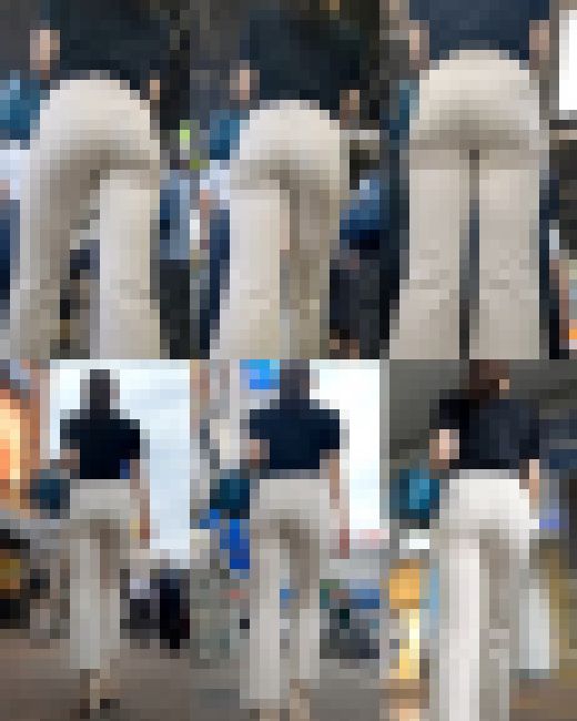 タイトボトムのお姉さん:クッキリ鮮明パンティーライン サンプル画像2