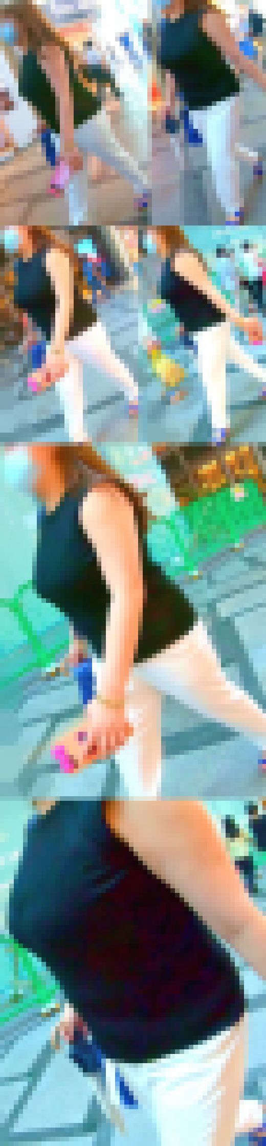 No.851目を引く迫力満点巨乳に周囲の乳好きは無視できないお姉さんに密着取材　サンプル画像1