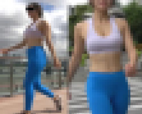 【音あり高画質】ジム帰りのプリ尻乳揺れ美人　サンプル画像2