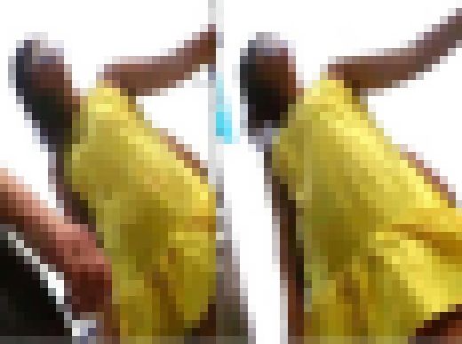 【画面いっぱいに映し出されるwwwボリューム満点なプリケツを盗撮‼】　サンプル画像1