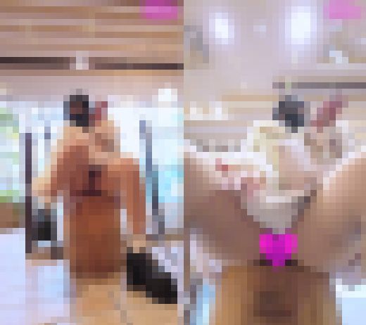 【縦型動画】街で出会った厚底ピンクな可愛い系女子（2）ショッピングで逆さ撮りパンチラ編　サンプル画像2