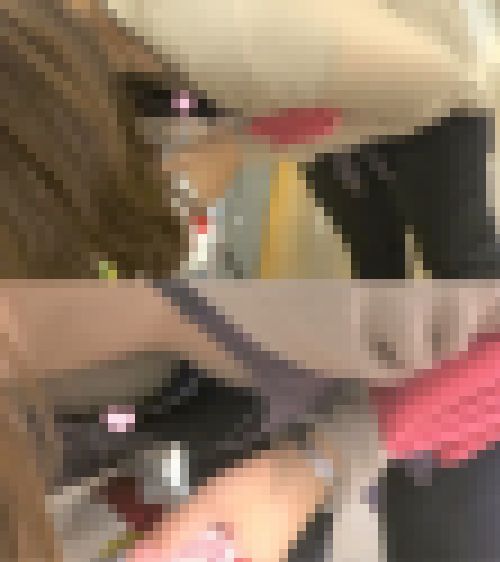 【再編】胸元の殿堂vol.172　美◯女JDちゃんの美巨乳おっぱいを狙い撮り【胸ちら】　サンプル画像3