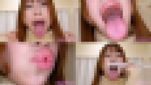 【舌フェチベロフェチ】有岡みうのエロ長い舌と口内をじっくり観察　サンプル画像1