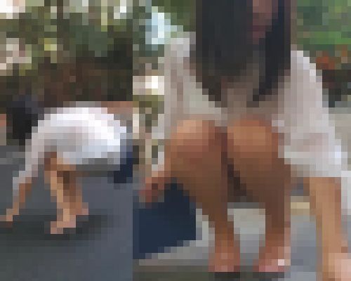 高画質 激ミニスカOL!下尻もはみ出してます! サンプル画像3