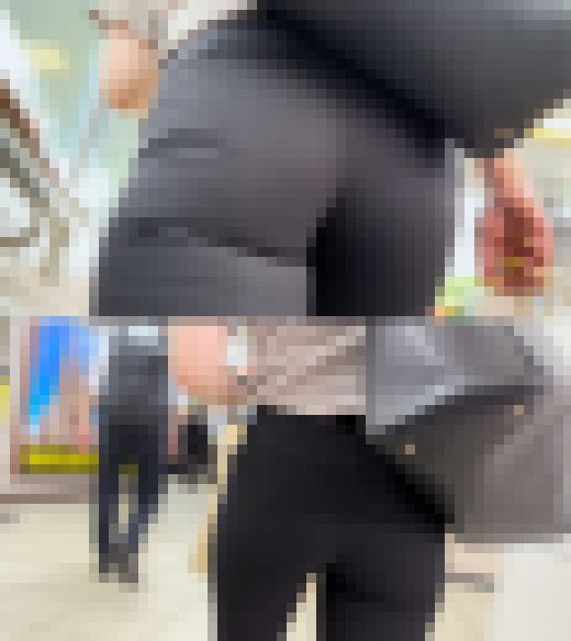 歩行記録0093「ぱっつぱつなお尻を披露するタイトパンツOL」　サンプル画像1