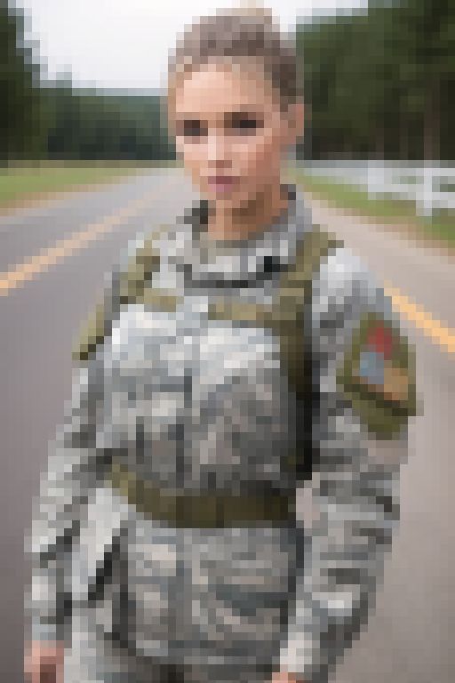 【AI画像】ミリタリー（軍服）　サンプル画像2