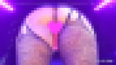 【デカ尻】Tフロント正面から観察(ピンク・青)　サンプル画像1