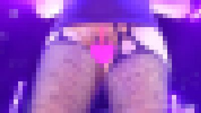 【デカ尻】Tフロント正面から観察(ピンク・青)　サンプル画像2