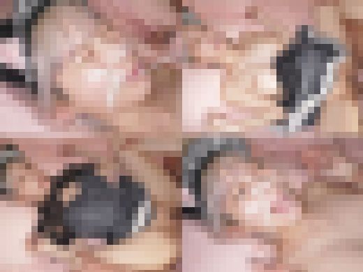 【Hカップ従順ペット】カフェ店内で露出オナニー→猫耳コスプレ8発ぶっかけ乱交SEX→白濁ザー汁メイクで繁華街を顔射ウォーク【個撮　サンプル画像3