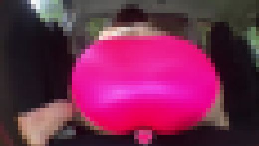 ♡車激揺れ♡ディルド擦り付け大声オナニー♡ サンプル画像3