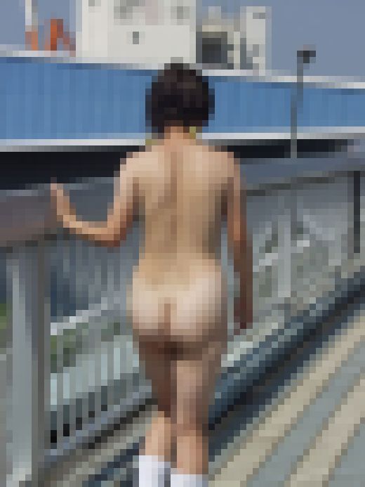 ◆素人投稿動画 服は要りません。どこでもすぐに裸になっちゃう露出大好き女子大生さんです 【Part.07:丸見え全裸露出とアナル サンプル画像2