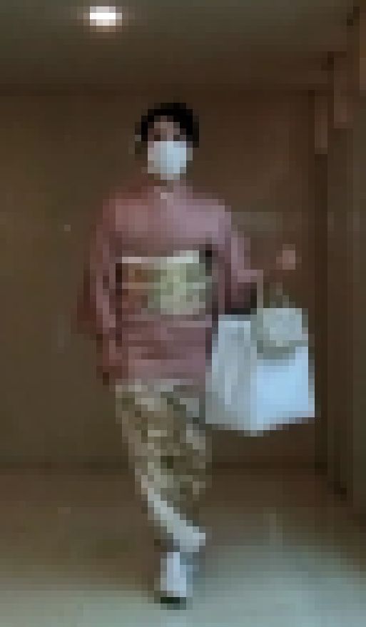 【女装】色留袖女装で結婚披露宴の伯母に成りきり立ちオナニー サンプル画像1