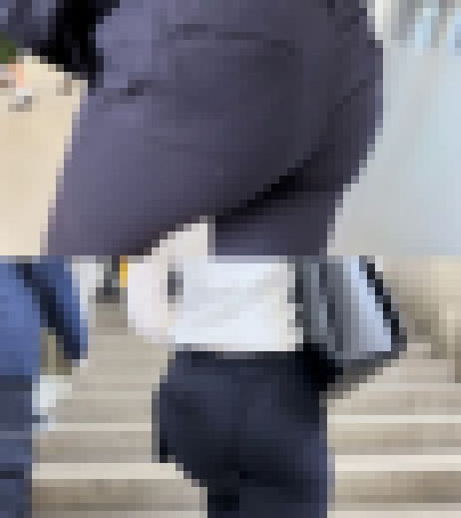 歩行記録0098「勢いよく歩くぱつぱつ尻パンツスーツOL」　サンプル画像1