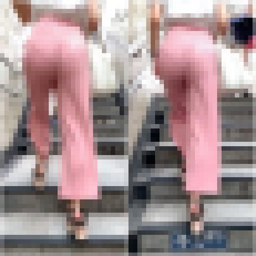 「度肝を抜かれたリブニットパンツモデル達(2名)」　サンプル画像3