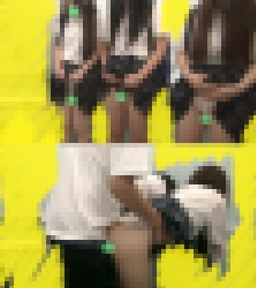 【再販セール9/9迄】従順なJ〇仲良し3人組！トイレで整列させ後ろから生ハメ×3！最後の一人に中出しプレゼント！　サンプル画像3