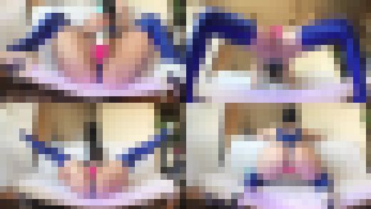 ♡輝青♡前後逆Tフロント♡お下劣超ハイレグ♡電マオナニー♡　サンプル画像2
