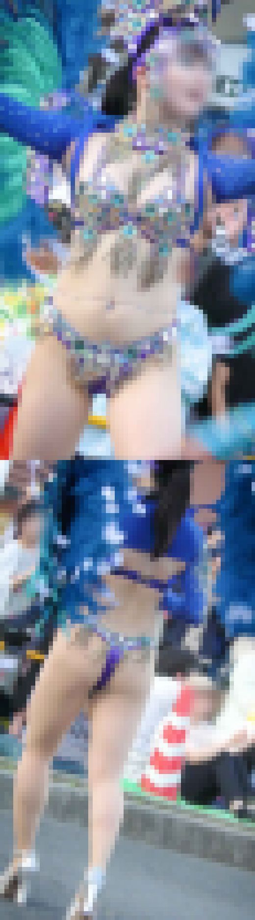 【フェチ動画】4K！スポーティーなむっちりヒップと太ももが魅力的な切長美人のコバルト白肌女子大生ダンサー　サンプル画像1