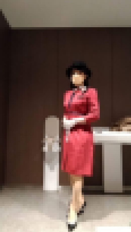 【女装】受付嬢女装して会社受付してからのオナニー　サンプル画像1