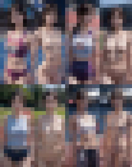 透視カメラで陸上女子選手を撮影しました（CGイラスト 252枚）　サンプル画像1