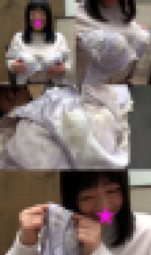 「ホント汚くてすいません…」爆乳事務員さんが恐縮する3年モノの染みパンから今はいてる黄ばんだパンツまで売ってもらいました。　サンプル画像1