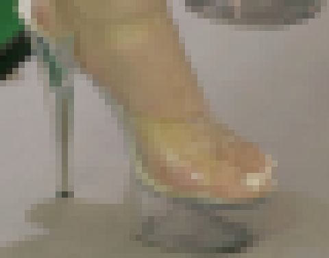 透明ハイヒールの中が蒸れ蒸れガール　サンプル画像3