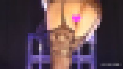 【正面観察】豹柄マイクロミニと黄色の紐Tバック サンプル画像2