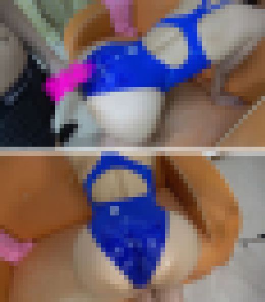 第163話【高画質版】お尻にザーメンをぶっかけちゃおう！競泳水着で尻コキ2発射(吉岡ひなの)【人妻】　サンプル画像3