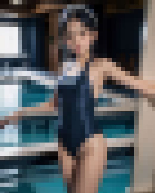 童顔美女 スクール水着 無邪気(97枚) / AIグラビア　サンプル画像1