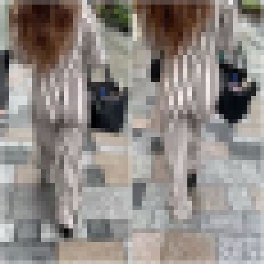 「イヤらしいパンツスタイルで街中を闊歩するモデル達(3名)」　サンプル画像1
