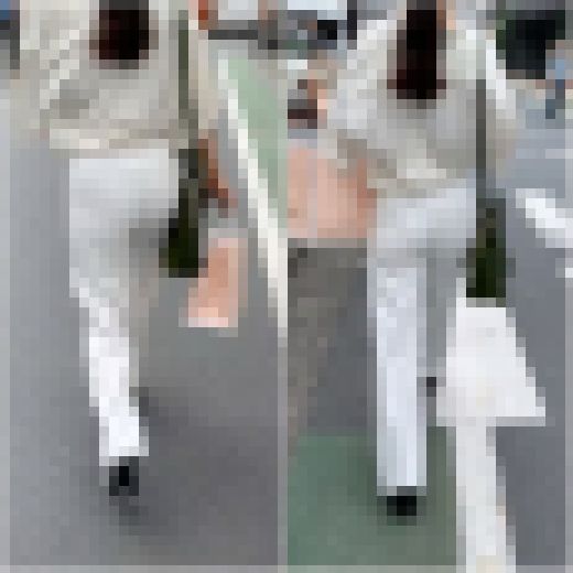 「イヤらしいパンツスタイルで街中を闊歩するモデル達(3名)」　サンプル画像2