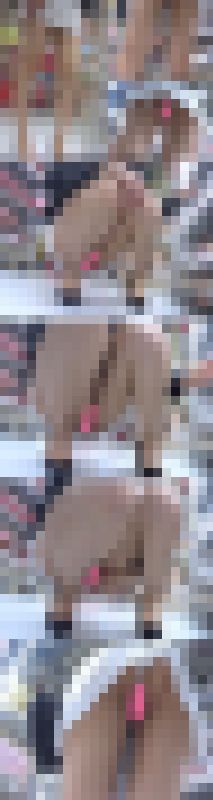 【Tバックパンチラ】生足美脚お姉さんのお座り開脚で溢れ出すエロフェロモン！　サンプル画像2