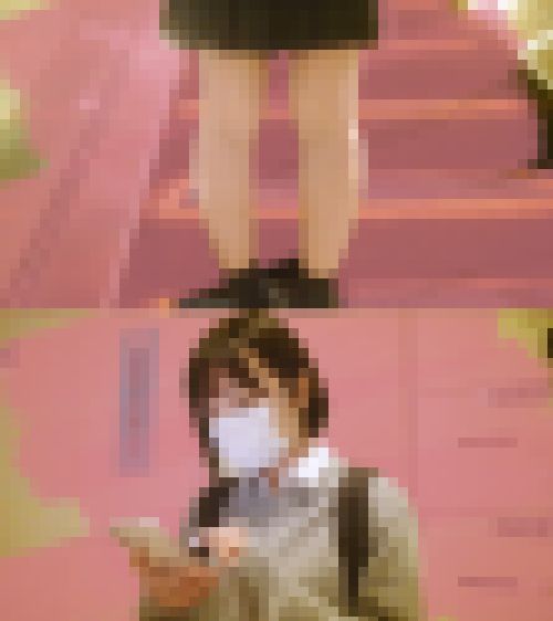 ショートカットJ〇をローター責めしたあと手マンで潮吹きｗ連れ込んだトイレでがっちり生ハメホールドからの中出しｗ　サンプル画像1