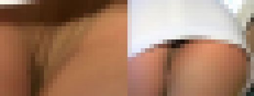 【HD版・垂涎物の逸品・過去最高級のエロさパンスト越し生ランジェリーにライト当てまくり】S級キャンギャルのローアングル舐め撮り 　サンプル画像1