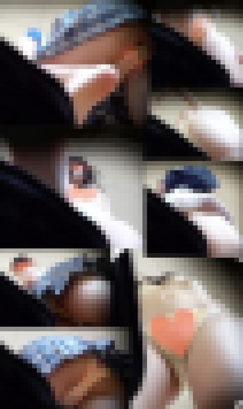 ⑪乳撮成功★青チェ着替え→休み時間の食い込み尻ローアングル2名　サンプル画像1