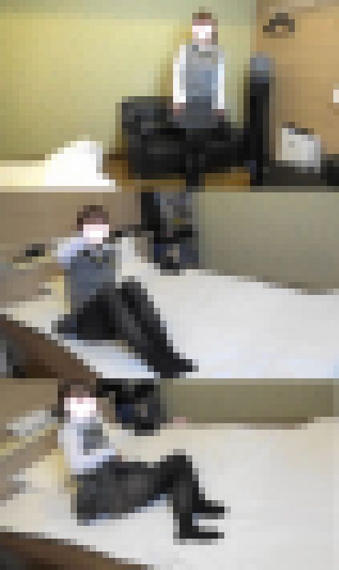 （動画）アイドル顔💛美●女💛制服持ってきたよ②（制服+黒タイツ）　サンプル画像1