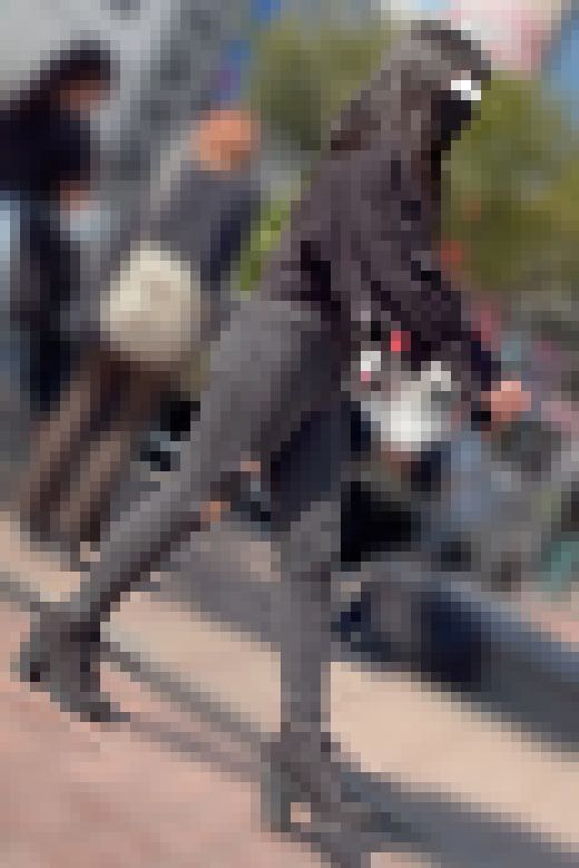 119 弾力とダメージがそそる黒スキニー尻 サンプル画像3