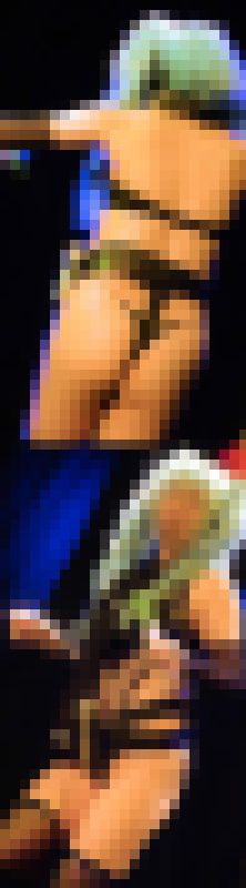 【フェチ動画】4K！初●ミクのコスプレ＆Tバックのボンテージファッションで踊るアイドルグループステージ　サンプル画像2