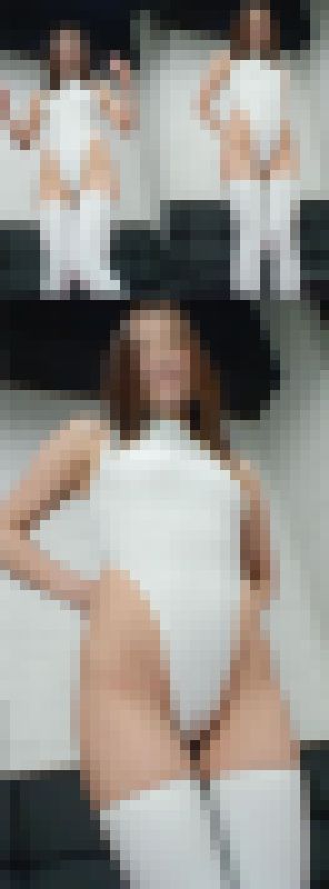 【フェチ動画】フェロモン最強のメガネ美女が魅せるムチムチハイレグTバック白レオタード　サンプル画像2