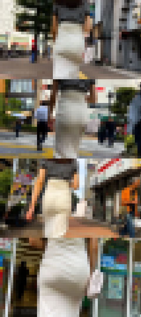 4K 細身なのに立派なお尻に透けPのJD② サンプル画像2