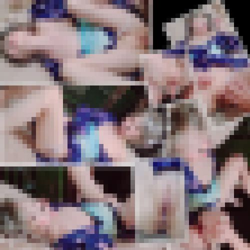 【17分★ド迫力中出し】涼しげな白肌銀髪浴衣しょうじょのとろける膣内に濃厚中出し サンプル画像1