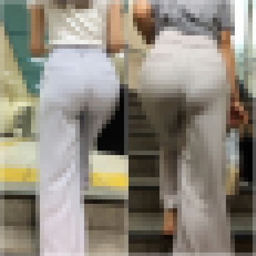 「OLのスラックスはこんな透けパンティー(2名)」　サンプル画像1