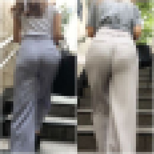 「OLのスラックスはこんな透けパンティー(2名)」　サンプル画像2